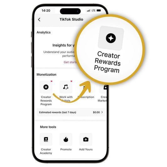 TikTok Creator Rewards Eligible Account